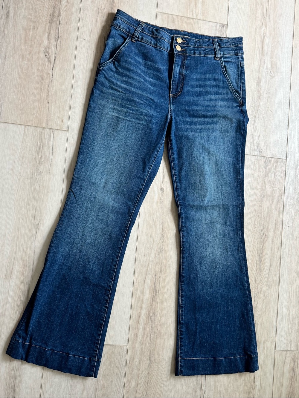 Kut from the Kloth Indigo Flare Trouser Jeans